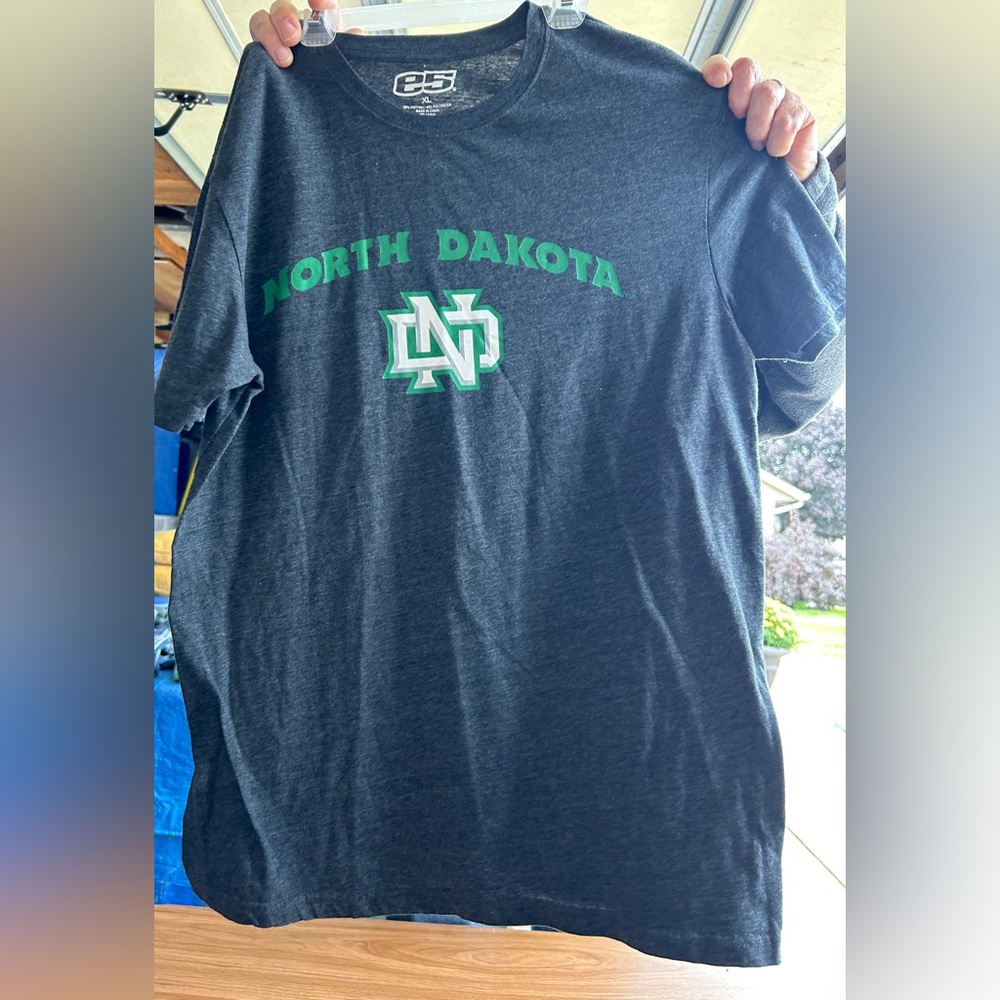 North Dakota Charcoal Tee